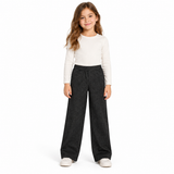Girls Wide Leg Elastic Waist Pants