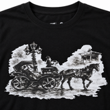 Vintage Carriage Graphic Long Sleeve T-Shirt