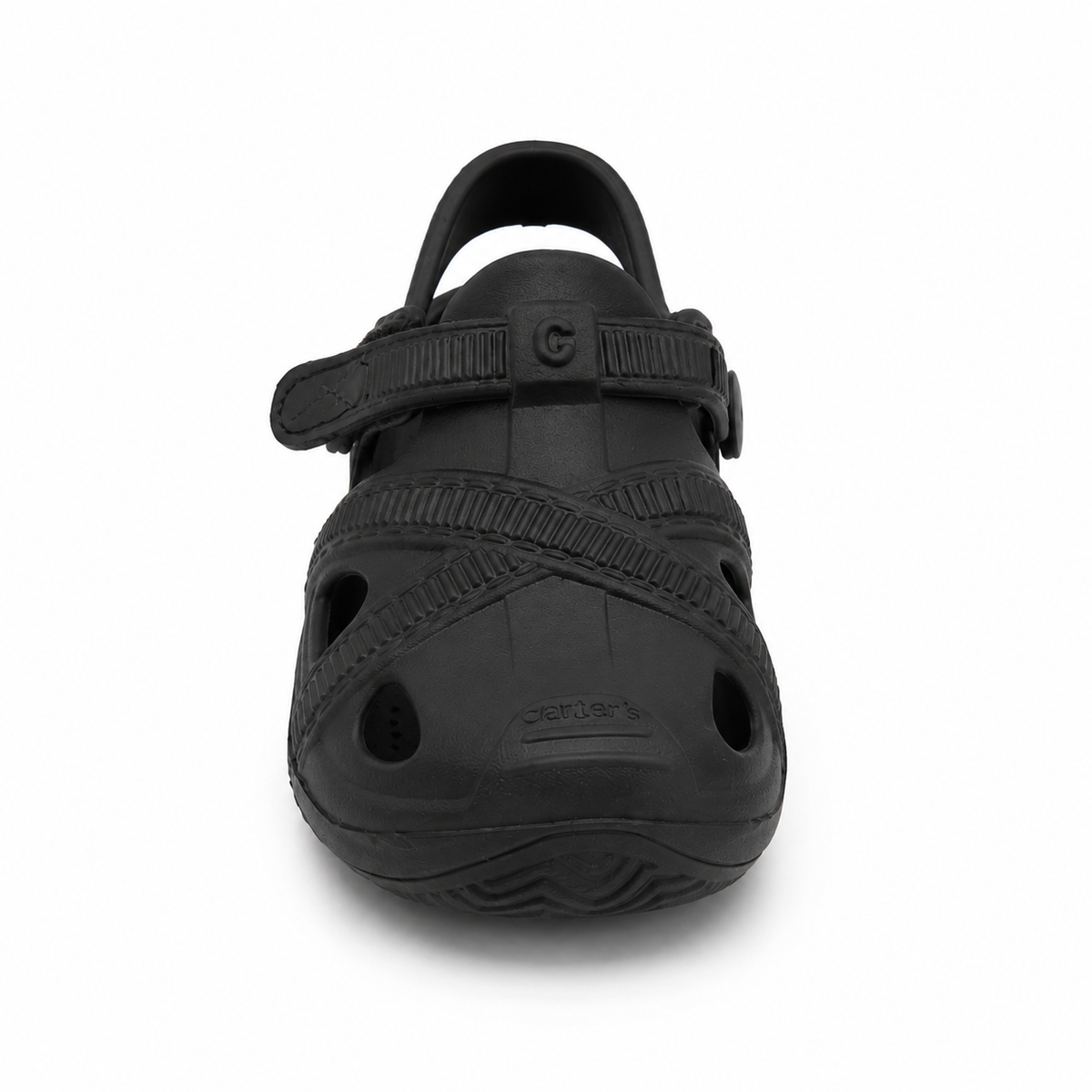 Kids Closed Toe Adjustable Clog Sandals