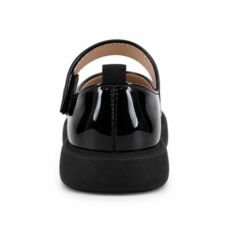 Glossy Bow Mary Jane Shoes