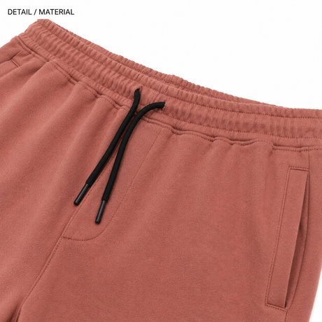 Men Drawstring Printed Sweat Shorts