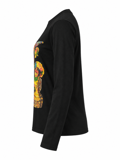 Clown Graphic Long Sleeve T-Shirt
