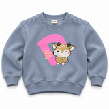 Deer Graphic Sweatshirt And Jogger Set