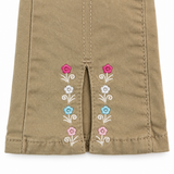 Floral Embroidered Pants
