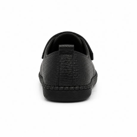 Comfort flats with perforated details and hook-and-loop strap