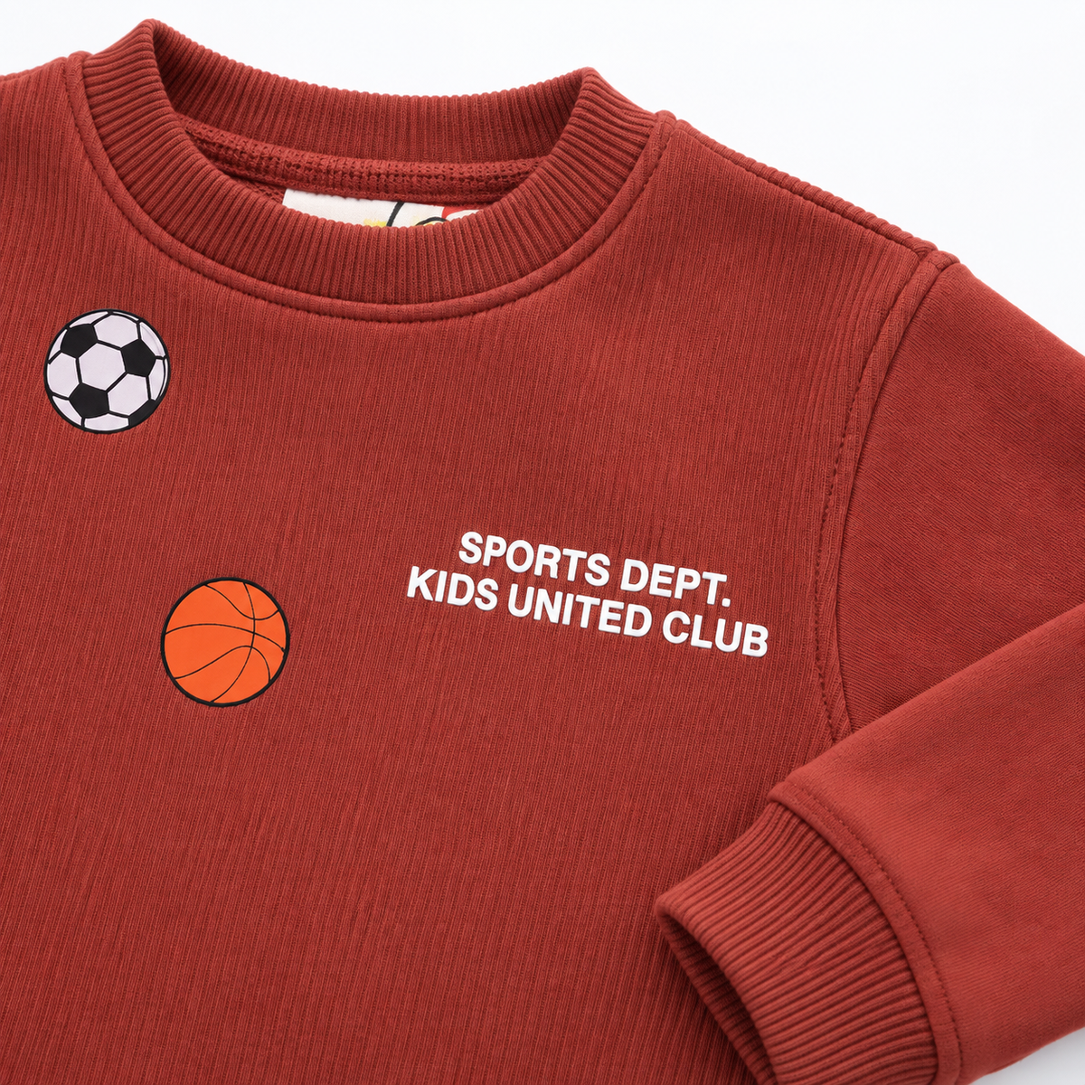 Sports Graphic Sweatshirt And Jogger Set