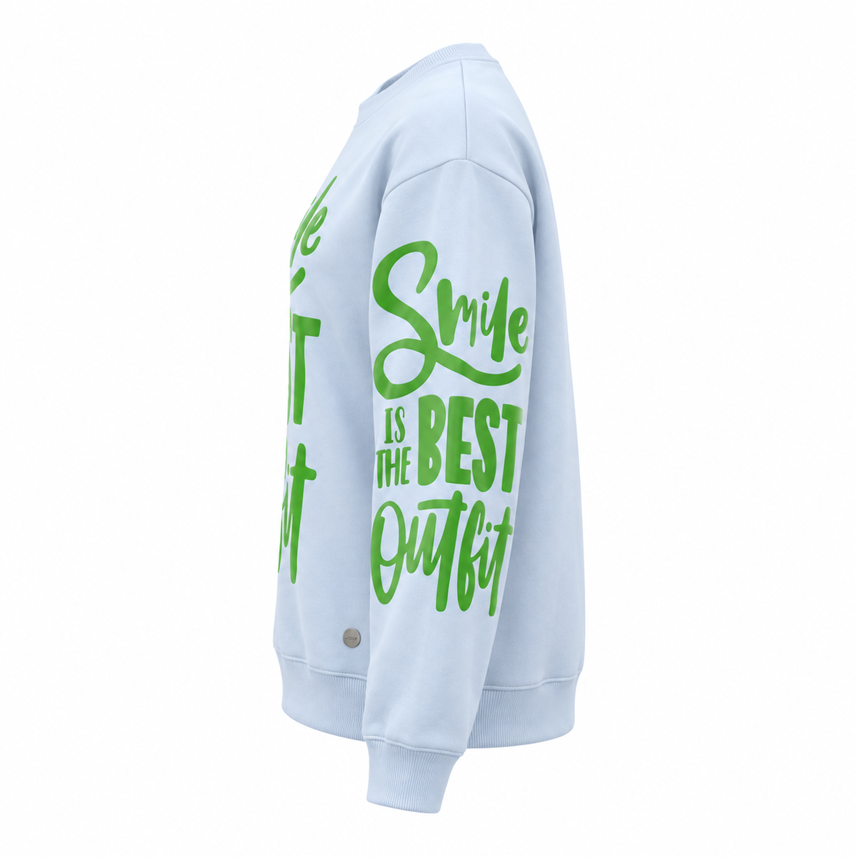Bold Slogan Graphic Sweatshirt