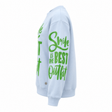 Bold Slogan Graphic Sweatshirt