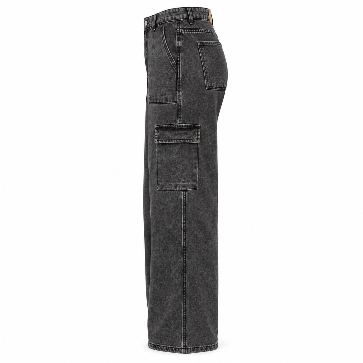 Wide Leg Cargo Jeans