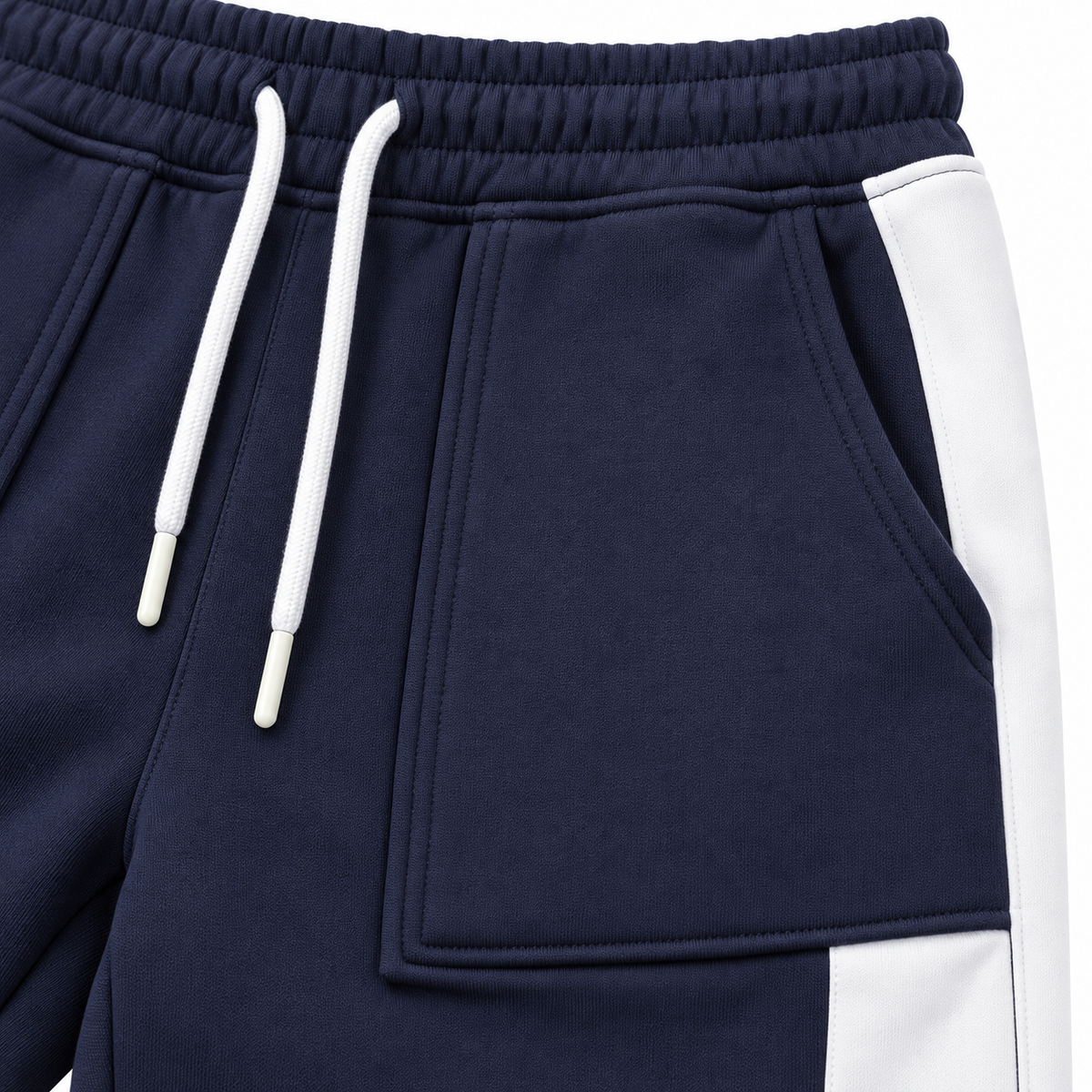 Contrast Side Panel Jogger Pants