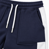 Contrast Side Panel Jogger Pants
