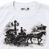 Vintage Carriage Graphic Long Sleeve T-Shirt