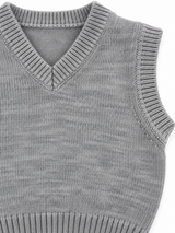 V-Neck Knitted Vest