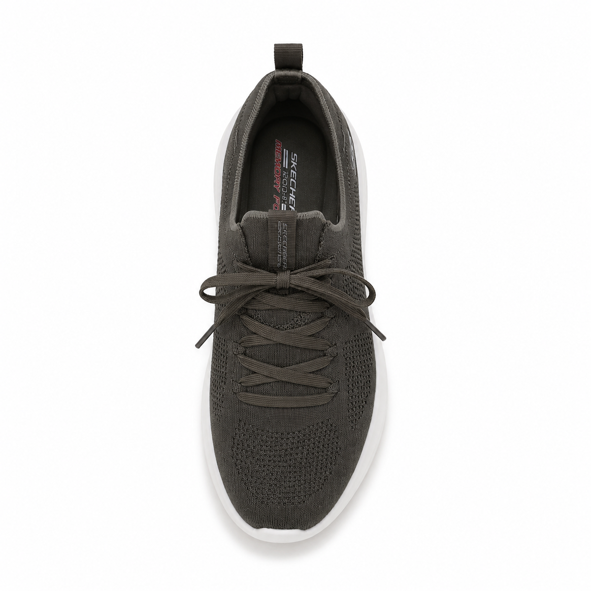 Men Knit Lace Up Sports Shoes