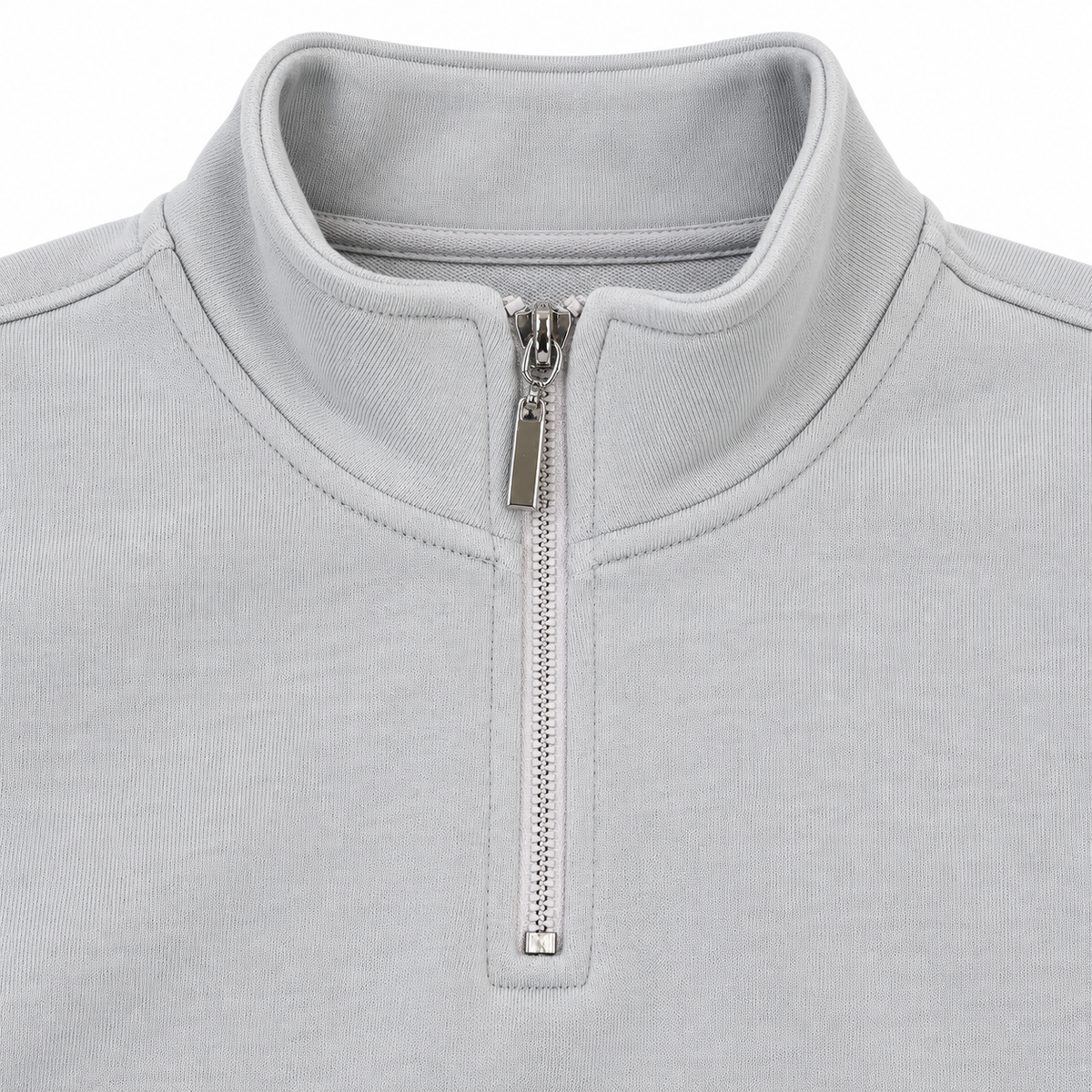 Quarter-Zip Mock Neck Sweatshirt