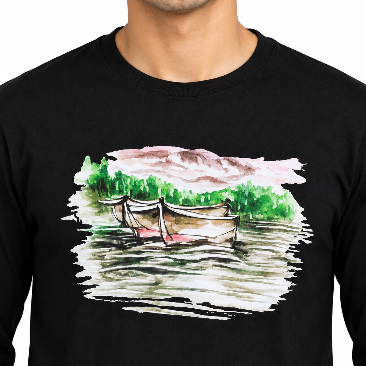 Scenic Graphic Long Sleeve T-Shirt