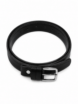 Men Stitched Belt With Rectangular Buckle