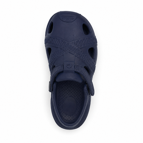 Kids Closed Toe Adjustable Clog Sandals