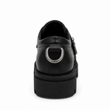 Casual Strap Shoes With Decorative Zipper