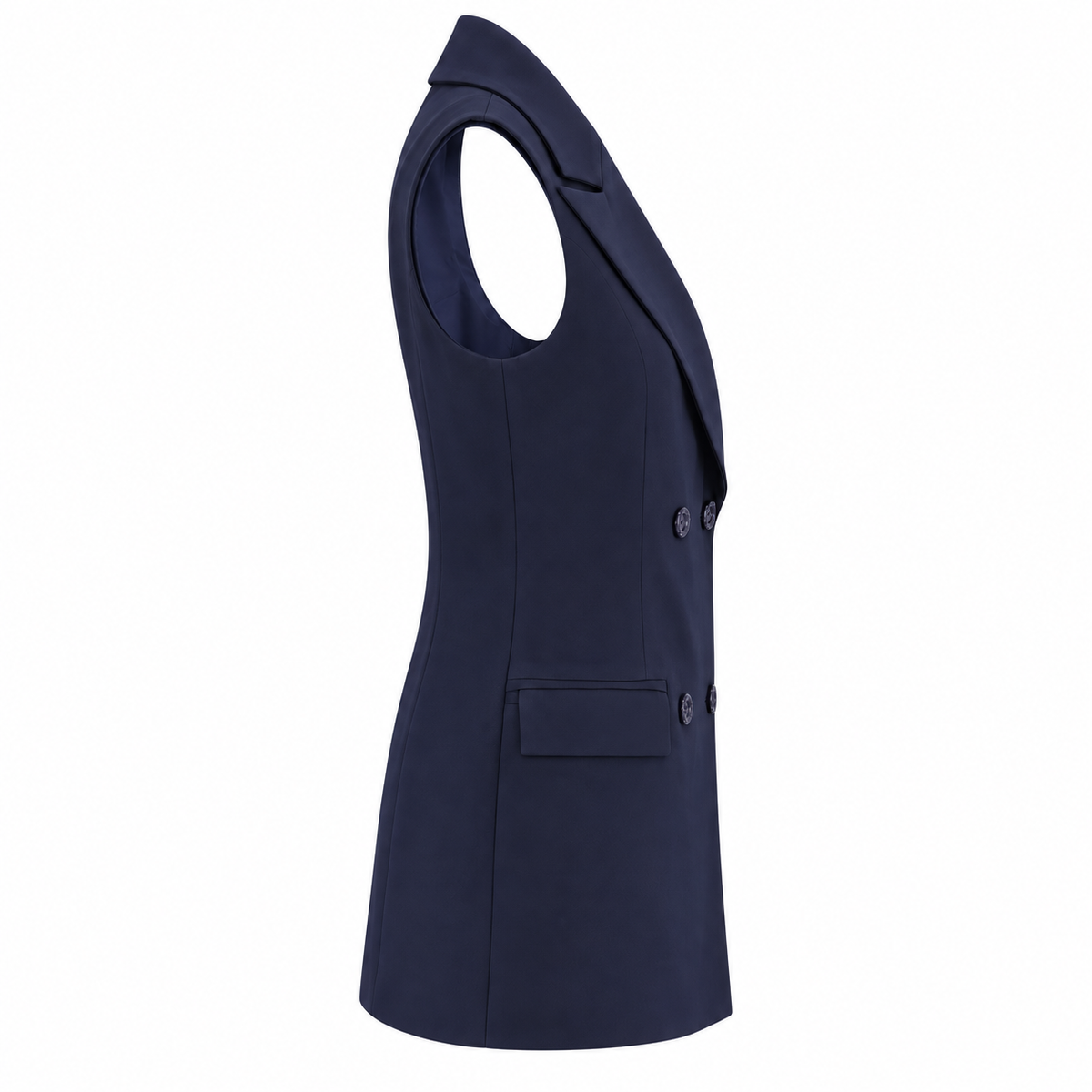 Double Breasted Tailored Vest