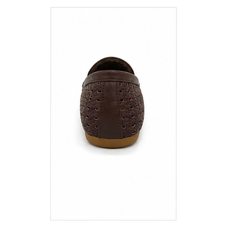 Women Perforated Metal Detail Loafers