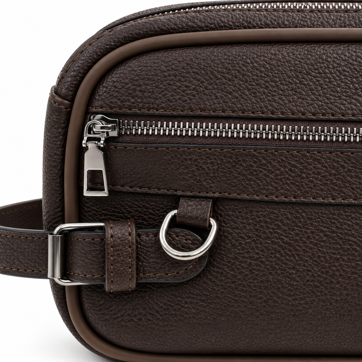 Front Zip Wristlet Bag