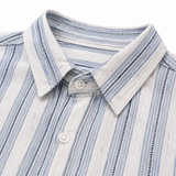 Men Striped Short Sleeve Shirt