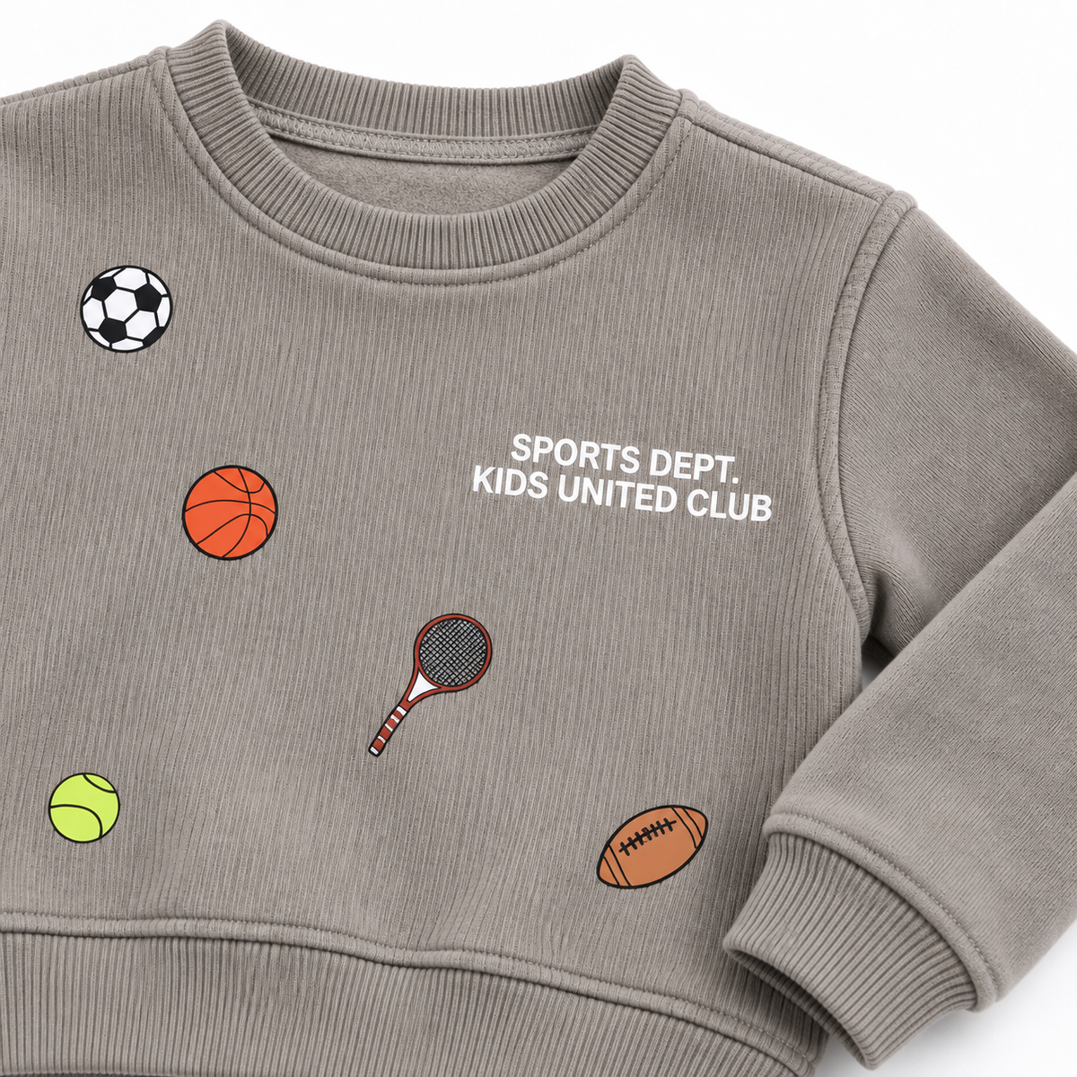 Sports Graphic Sweatshirt And Jogger Set