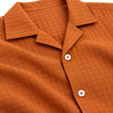 Textured Check Short Sleeve Shirt