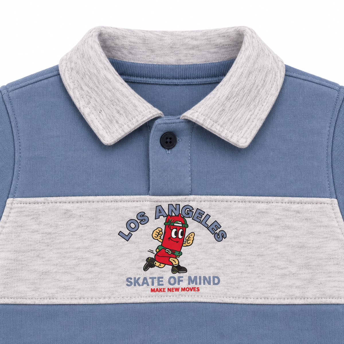 Polo Sweatshirt And Cargo Jogger Set