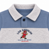 Polo Sweatshirt And Cargo Jogger Set