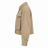 Cropped Utility Pocket Jacket