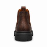 Leather Texture Chelsea Boots