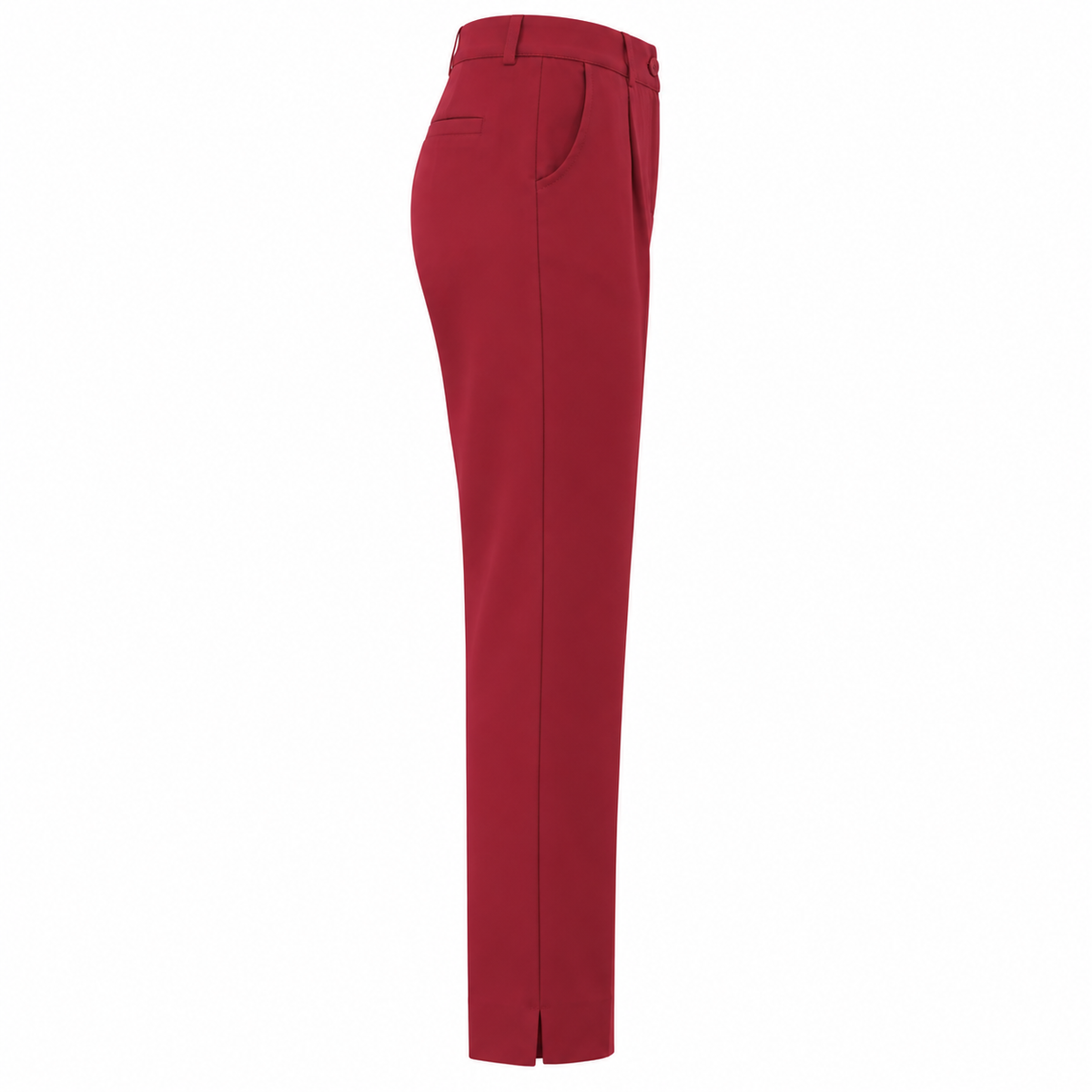 Tailored Straight Leg Pleated Pants