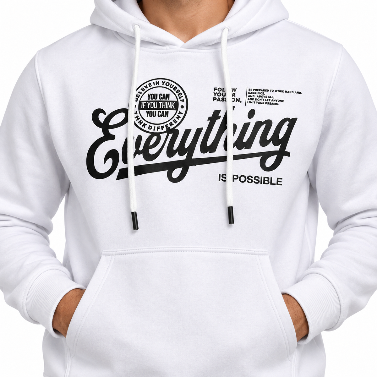 Graphic Print Hoodie