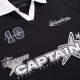 Boys Graphic Polo T Shirt Captain Print