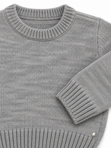 Classic Crew Neck Knitted Pullover