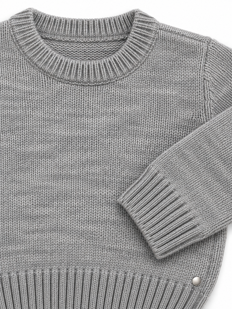 Classic Crew Neck Knitted Pullover