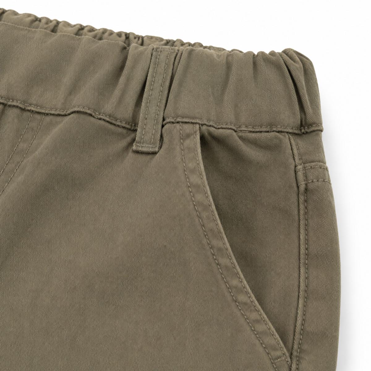 Girls High Waist Casual Woven Pants