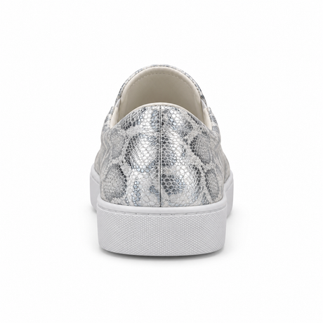 Women Slip-On Sneakers With Metallic Pattern