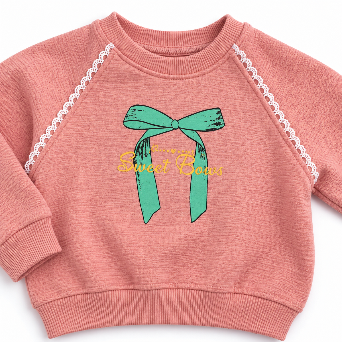 Bow Detail Sweatshirt And Jogger Set