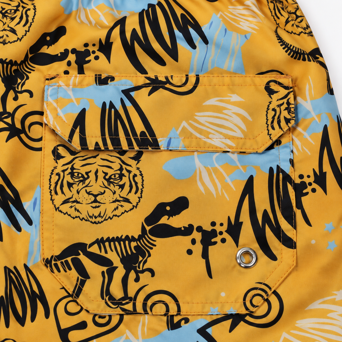 Tiger Print Swim Shorts