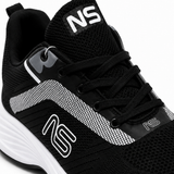 Mesh running shoes with lightweight sole