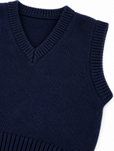 V-Neck Knitted Vest