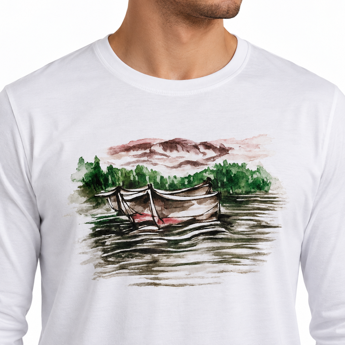Scenic Graphic Long Sleeve T-Shirt