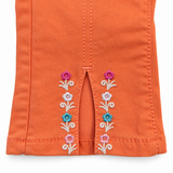 Floral Embroidered Pants