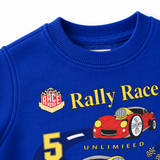 Racing Car Graphic Sweatshirt And Jogger Set