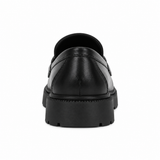 Metal Buckle Loafers