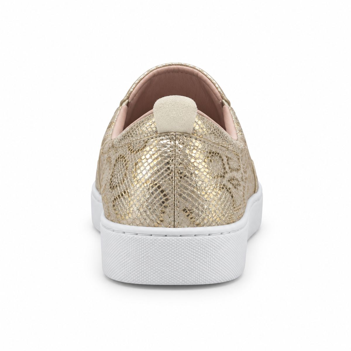 Women Slip-On Sneakers With Metallic Pattern