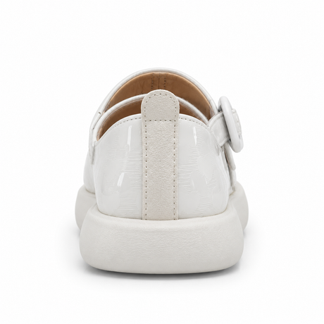 Glossy Cross Strap Mary Jane Shoes